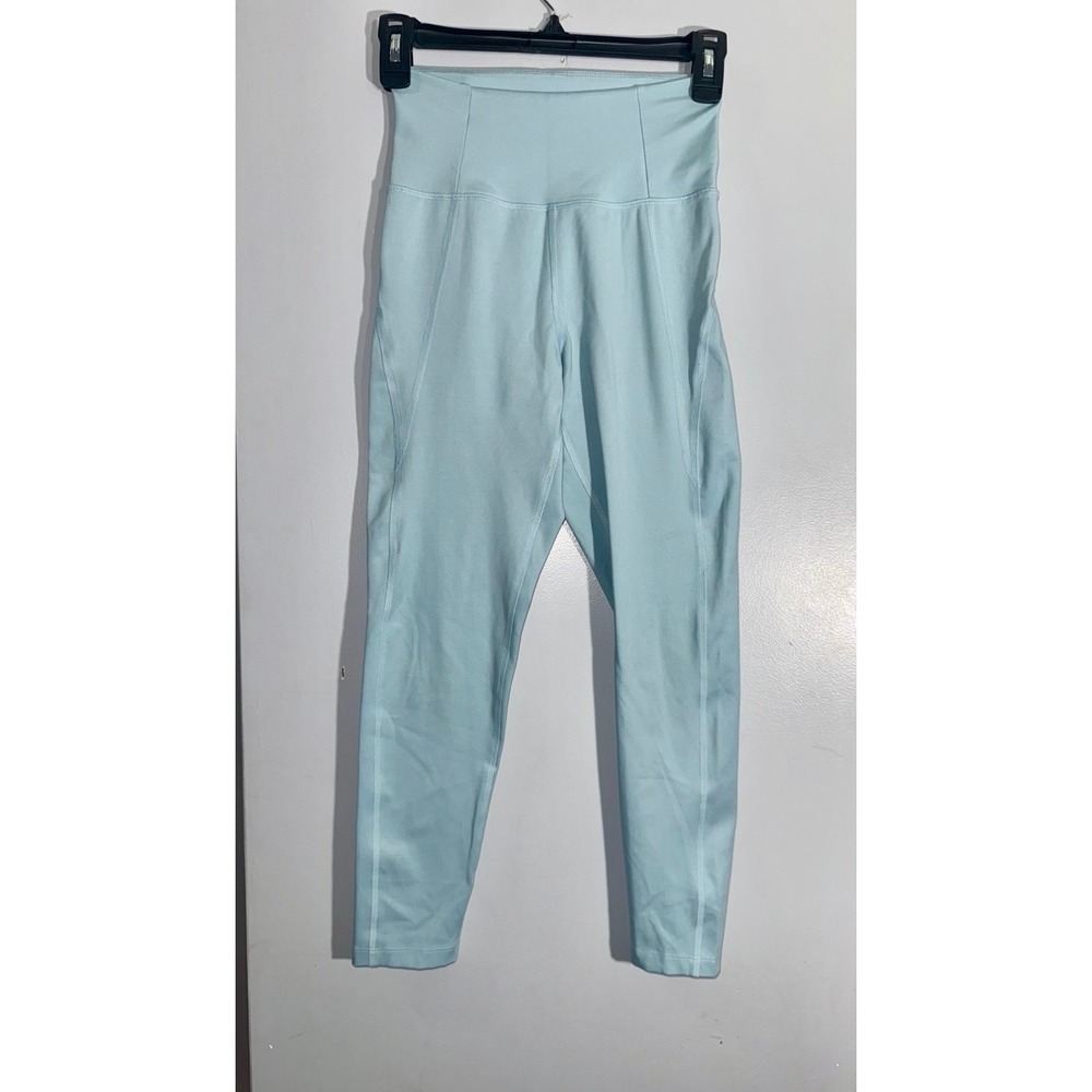 Girlfriend Collective high waist compressive leggings light blue #4008 XS